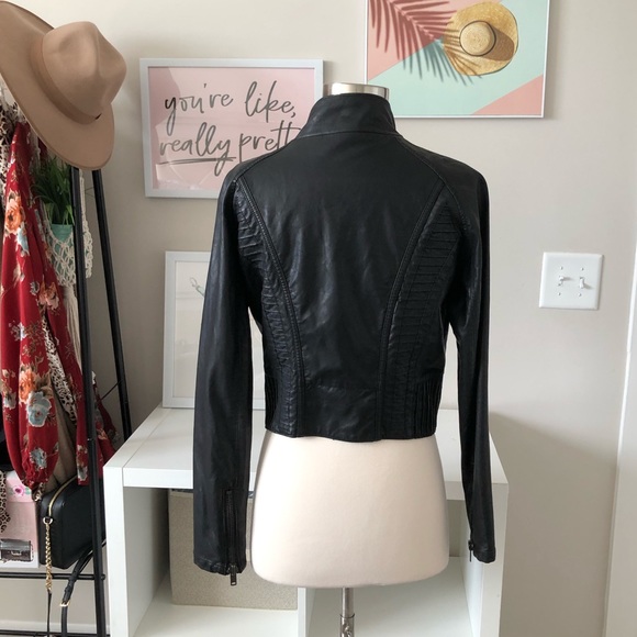 ❌SOLD❌Blank NYC Black Trendy Moto Jacket Medium - Picture 5 of 9